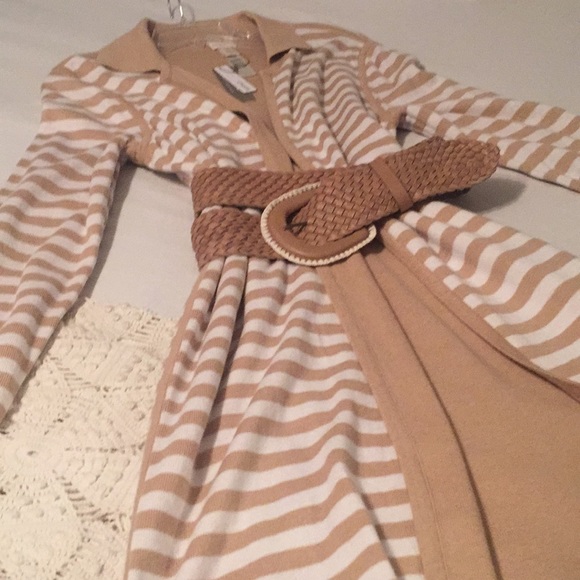 🌺 Chico’s Reversible Stripe Cardigan Sweater 🌺 - Picture 2 of 8